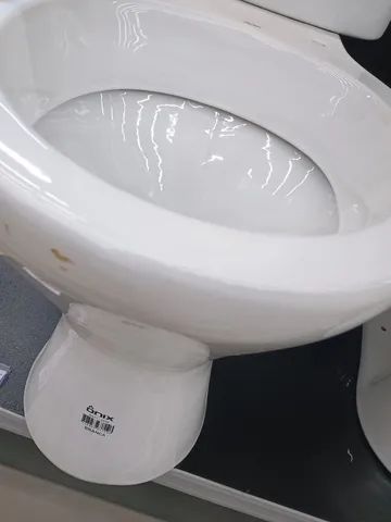 Vaso novo acoplado Onix zero no plástico na caixa