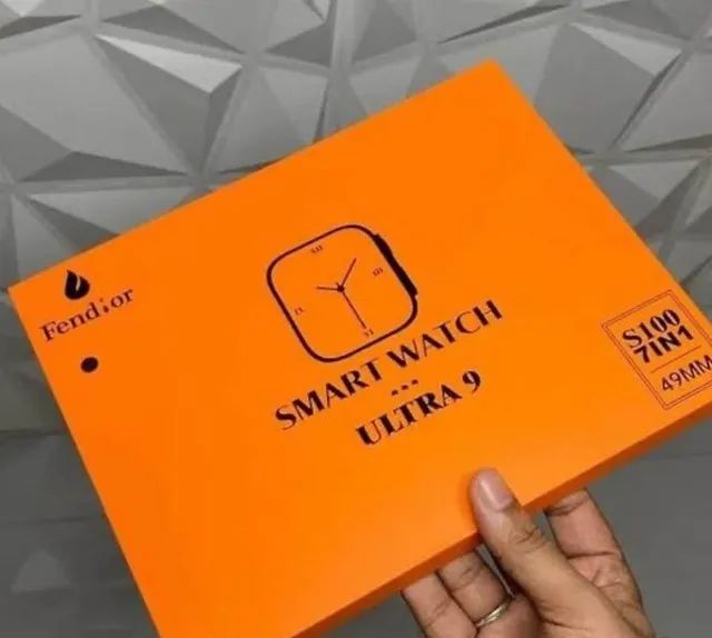 -Smartwatch 7 em 1 + Capa protetora, Tela HD 49mm - S100 - Foto 2