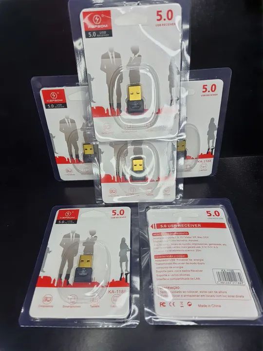 Adaptador Bluetooth 5.0 USB - Adaptador para PC e Notebook