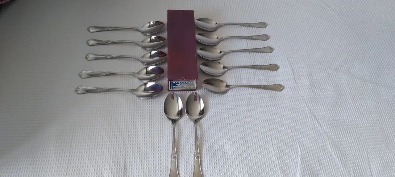 Conjunto com 12 colheres de sobremesa Hércules Inox Classic - Foto 2