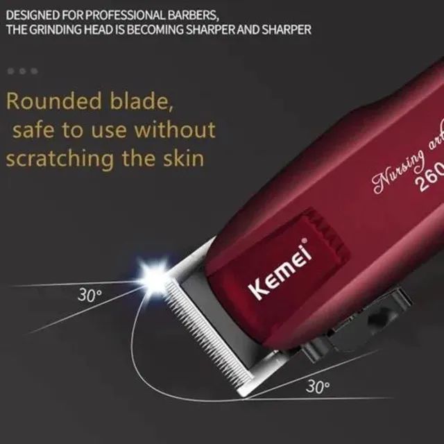 Máquina de cortar cabelo sem fio, Kemei KM-PG2600 - Foto 4