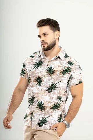 Camisas masculinas de botão estampadas  - Foto 4