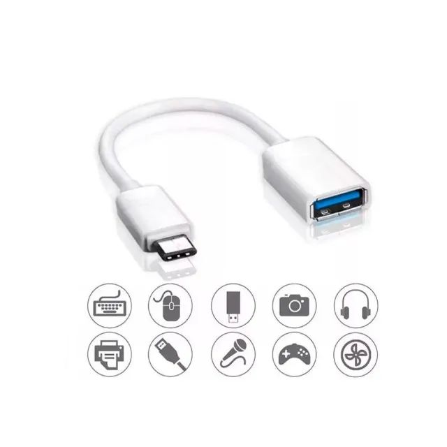 Cabo Otg Tipo C X Usb 3.0 Fêmea Para Celular Smartphone Tablet - Foto 3