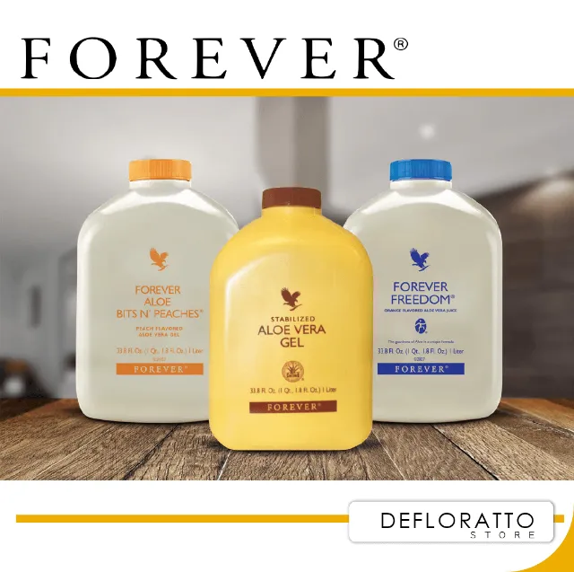 Forever Aloe Vera Gel Suco Natural Vegano Puro Babosa