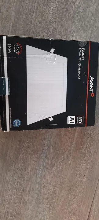 Painel LED Embutir Quadrado 18W