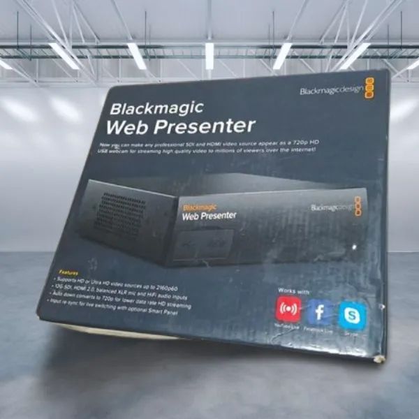 Switcher Para Streaming Blackmagic Web Presenter Com Teranex - Foto 3