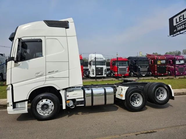 Volvo FH 460 6x2 Globetrotter Ano 20 teto Alto Automático Suspensão Mola Ar digital - Foto 6