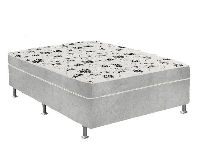 Cama Box Conjugada Casal Mola Ensacada 55x138x188 - Foto 3