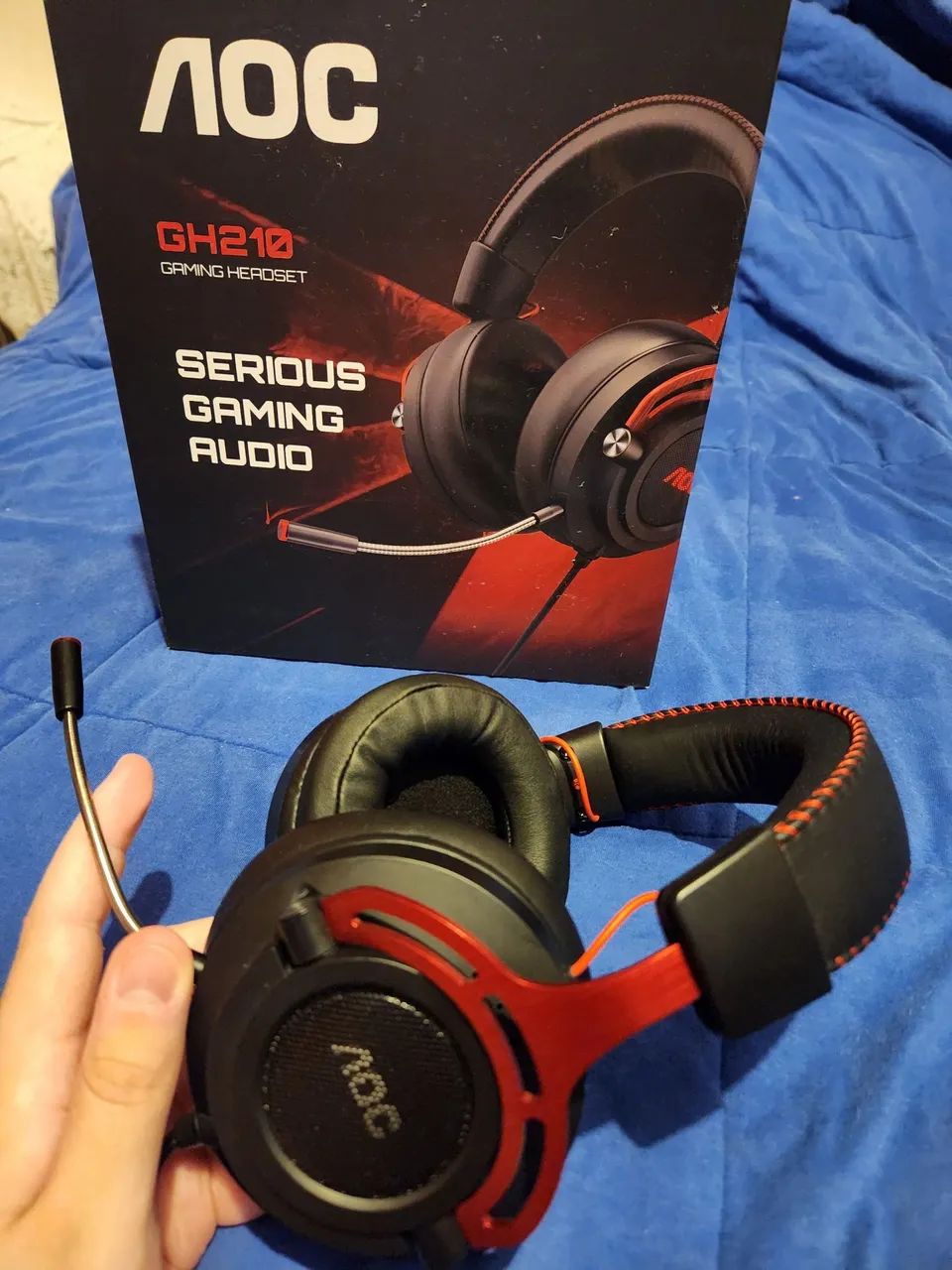 Headset Gamer AOC GH210 - Áudio de alta qualidade