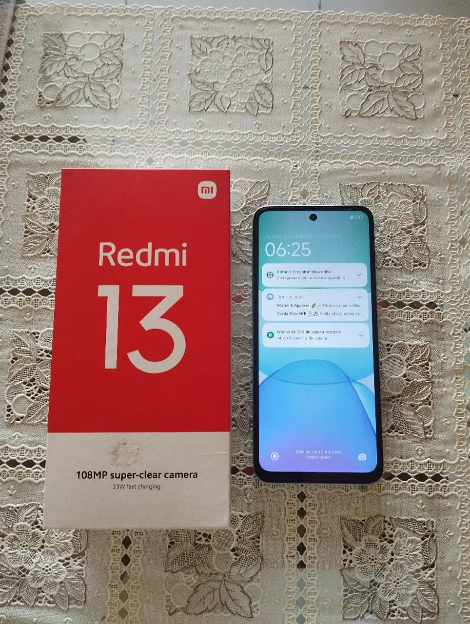 Redmi 13, 6+6G ram, 128g memória.
