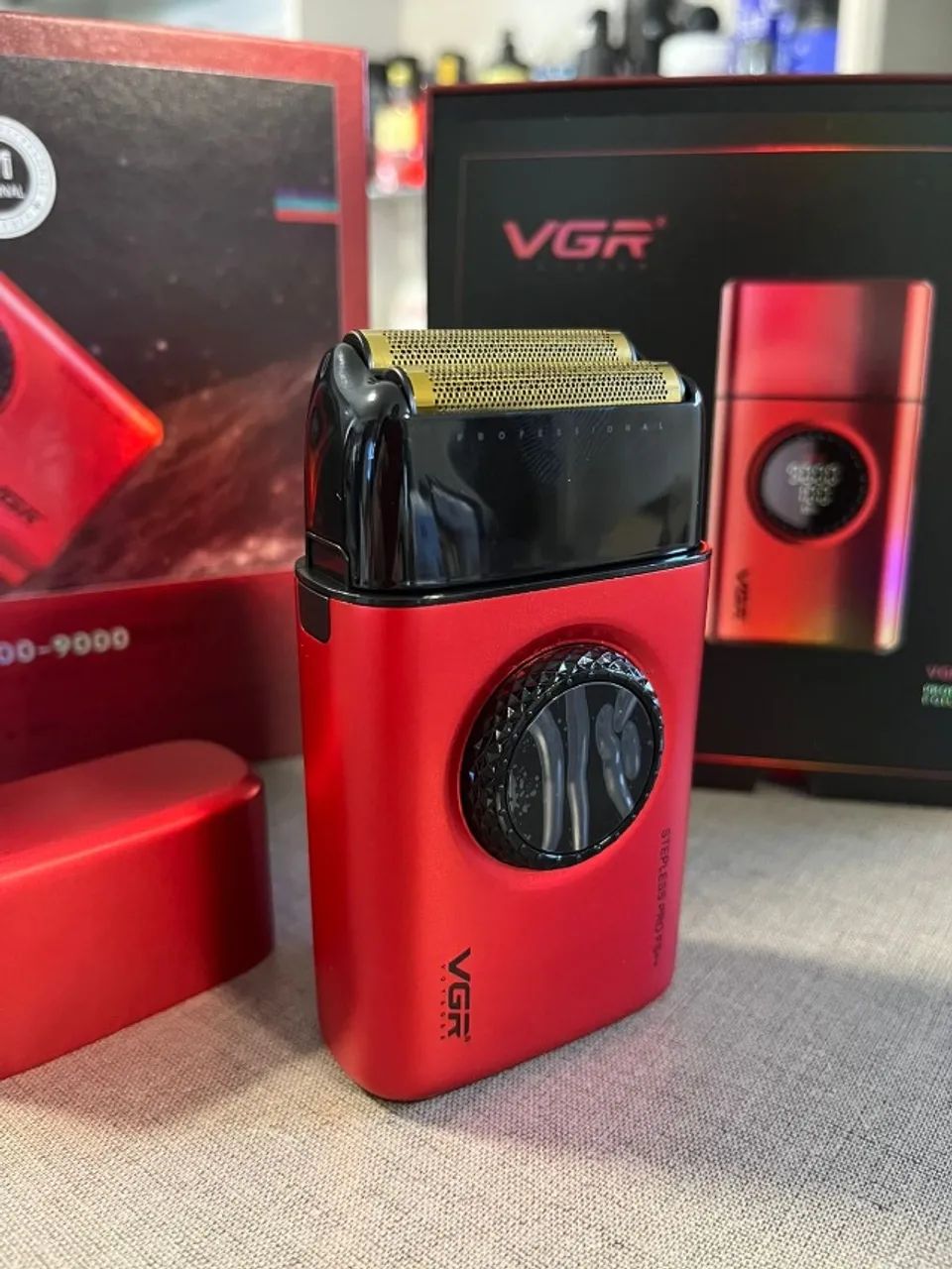 Maquina Shaver VGR V377 Vermelha