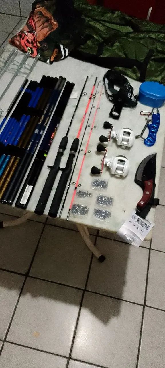 KIT PESCA COMPLETO BEM EM CONTA - Foto 2