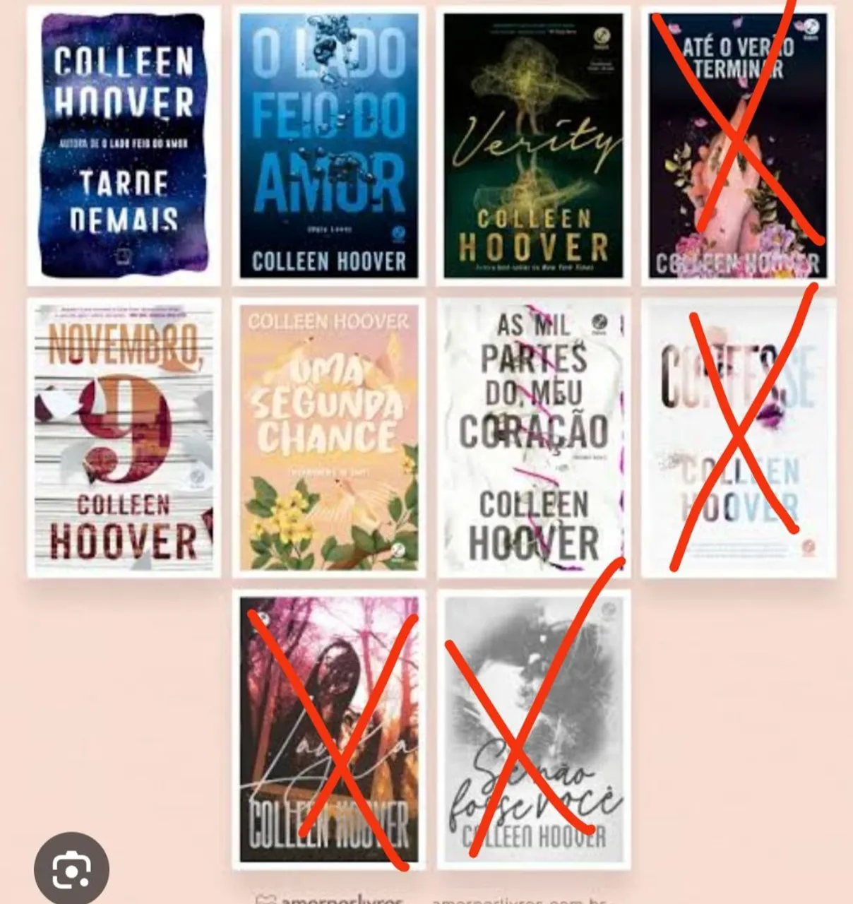 Livros Colleen Hoover - Coleção Completa