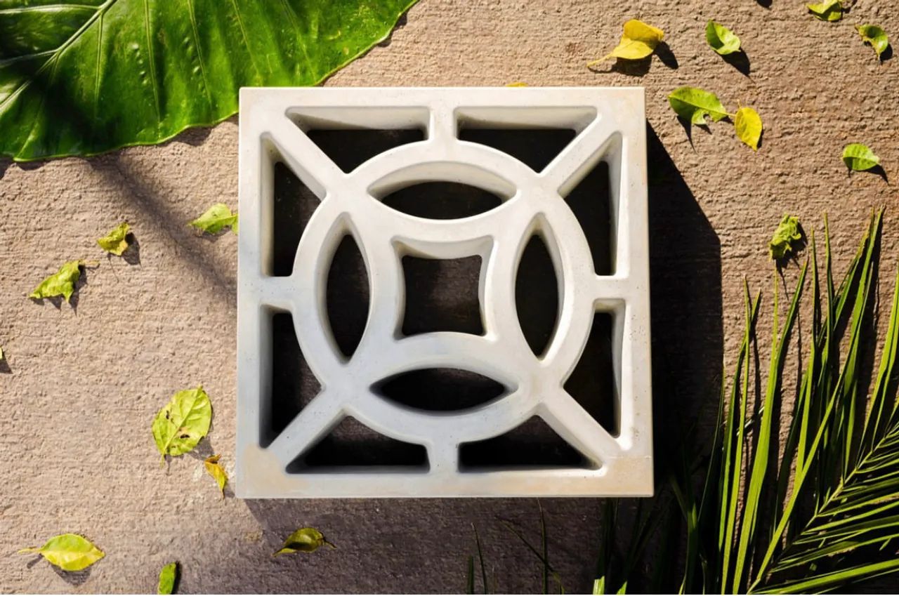 Bloco vazado decorativo - Elemento vazado