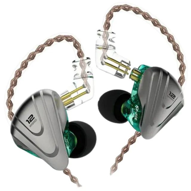 Fone KZ ZSX In-Ear Retorno12 Drivers HIFI Graves Potentes Sem Microfone Cores Variadas - Foto 6