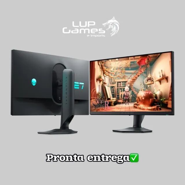 Monitor Gamer Alienware 180hz QHD Fast IPS - 27 polegadas (Mostruário/loja física)