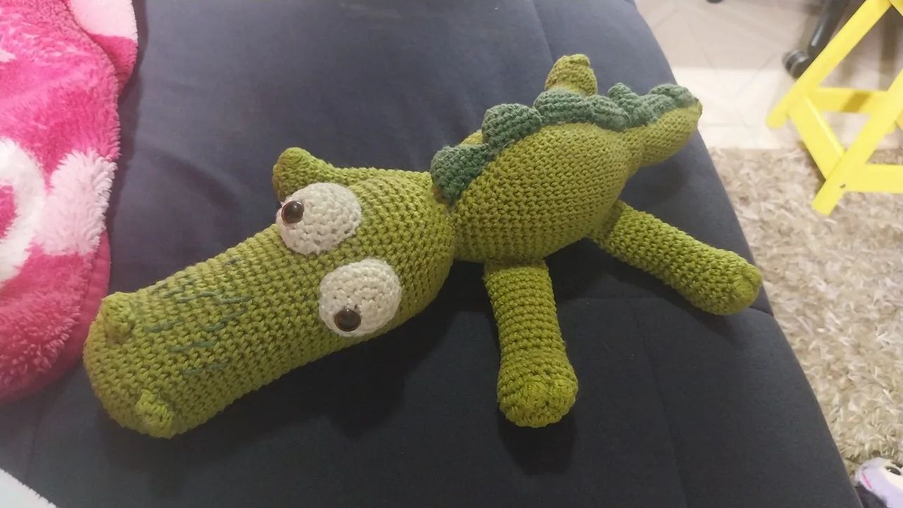 Crocodilo de Pelúcia - Brinquedo para Crianças - Foto 3