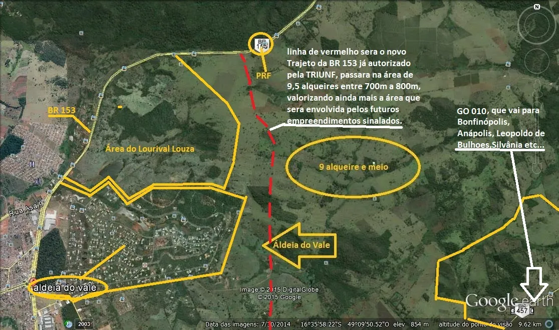 9 Alqueires Próximo Aldeia Do Vale