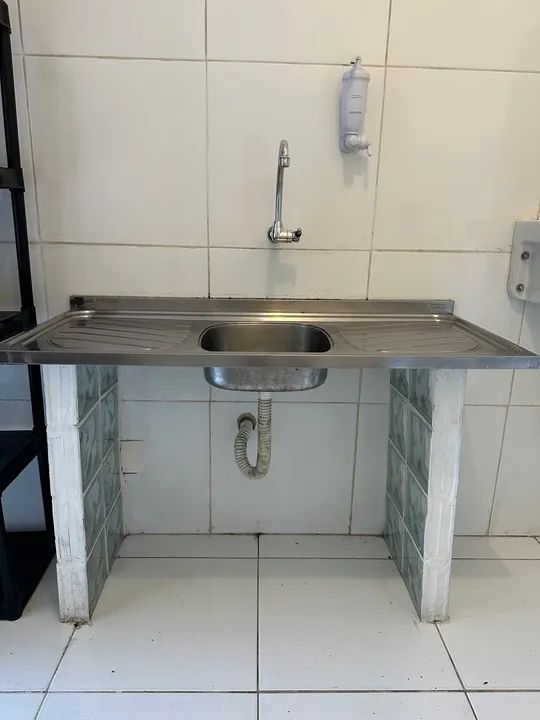 Cuba de pia em aço inox