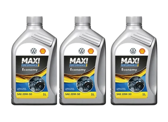 3 unidades Óleo Lubrificante de Motor SL 20W-50 Mineral VW