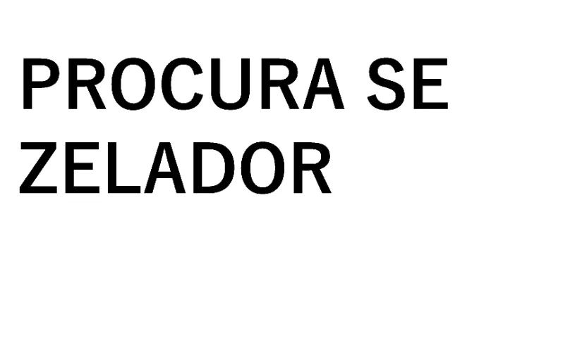Vaga de zelador de prédio residencial