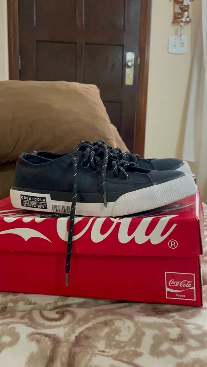 Tênis Coca-Cola Preto - Novo - Foto 3