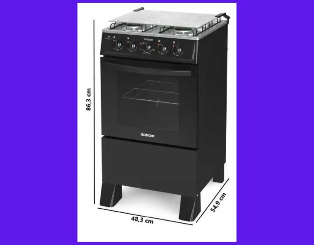Fogão de 4 Bocas com Forno de 48 Litros Acendimento Manual Itatiaia (OFERTA PEGUE E LEVE)! - Foto 2