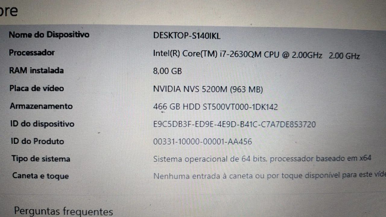 Notebook DELL Core i7 com placa de vídeo dedicada e 8gb memória. Parcelo sem juros  - Foto 4