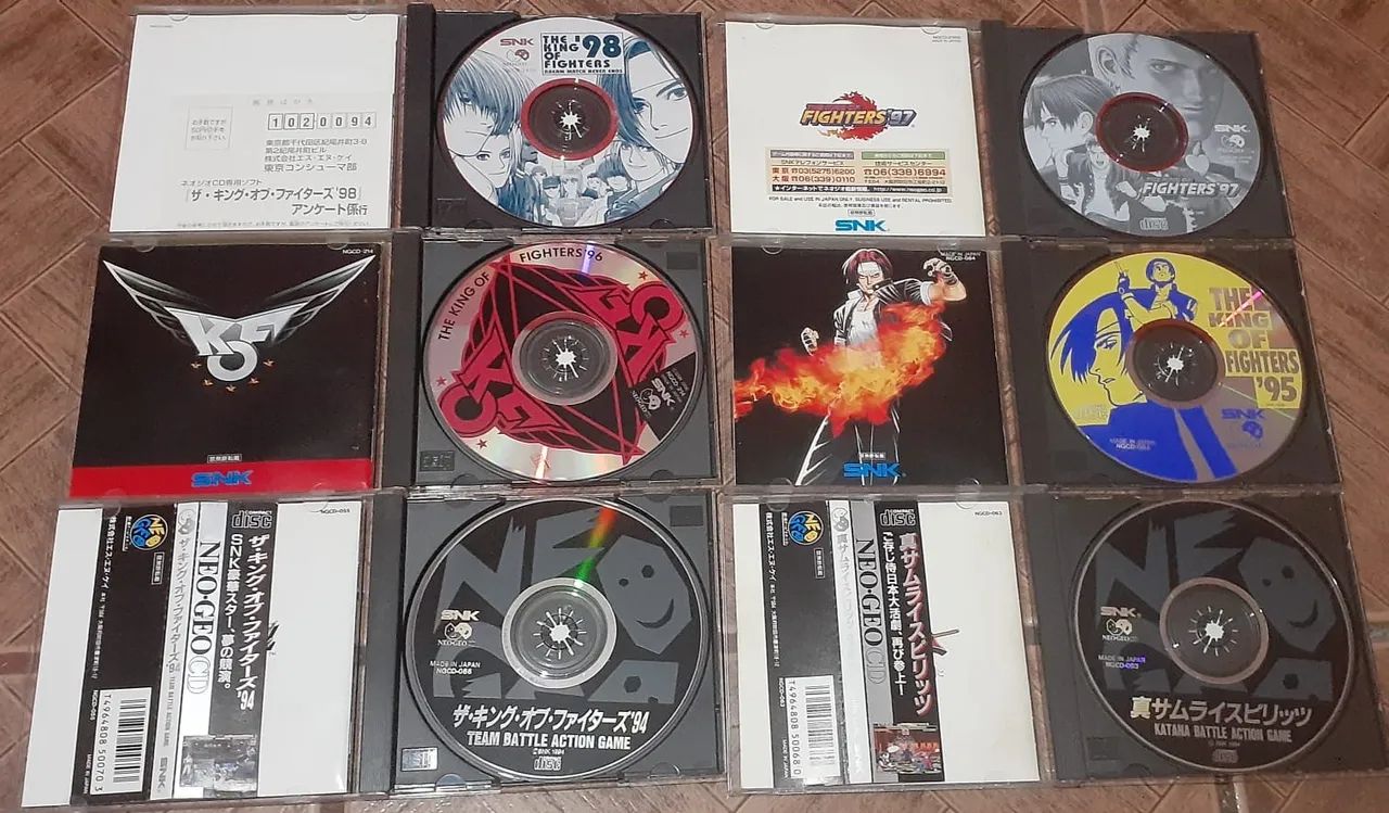 Coleção Neo Geo CD - King of Fighters e Samurai Spirits - Foto 4