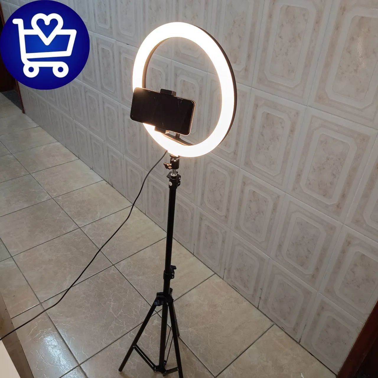 Ring Light para Celular com Tripé (entrega grátis) - Foto 2