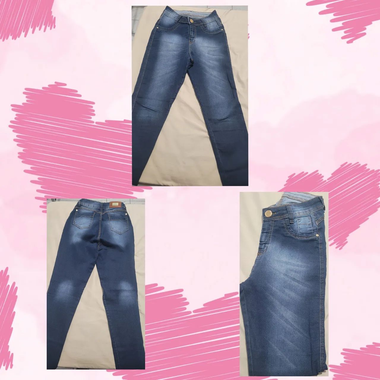 Calça Jeans Destroyed Feminina - Foto 4