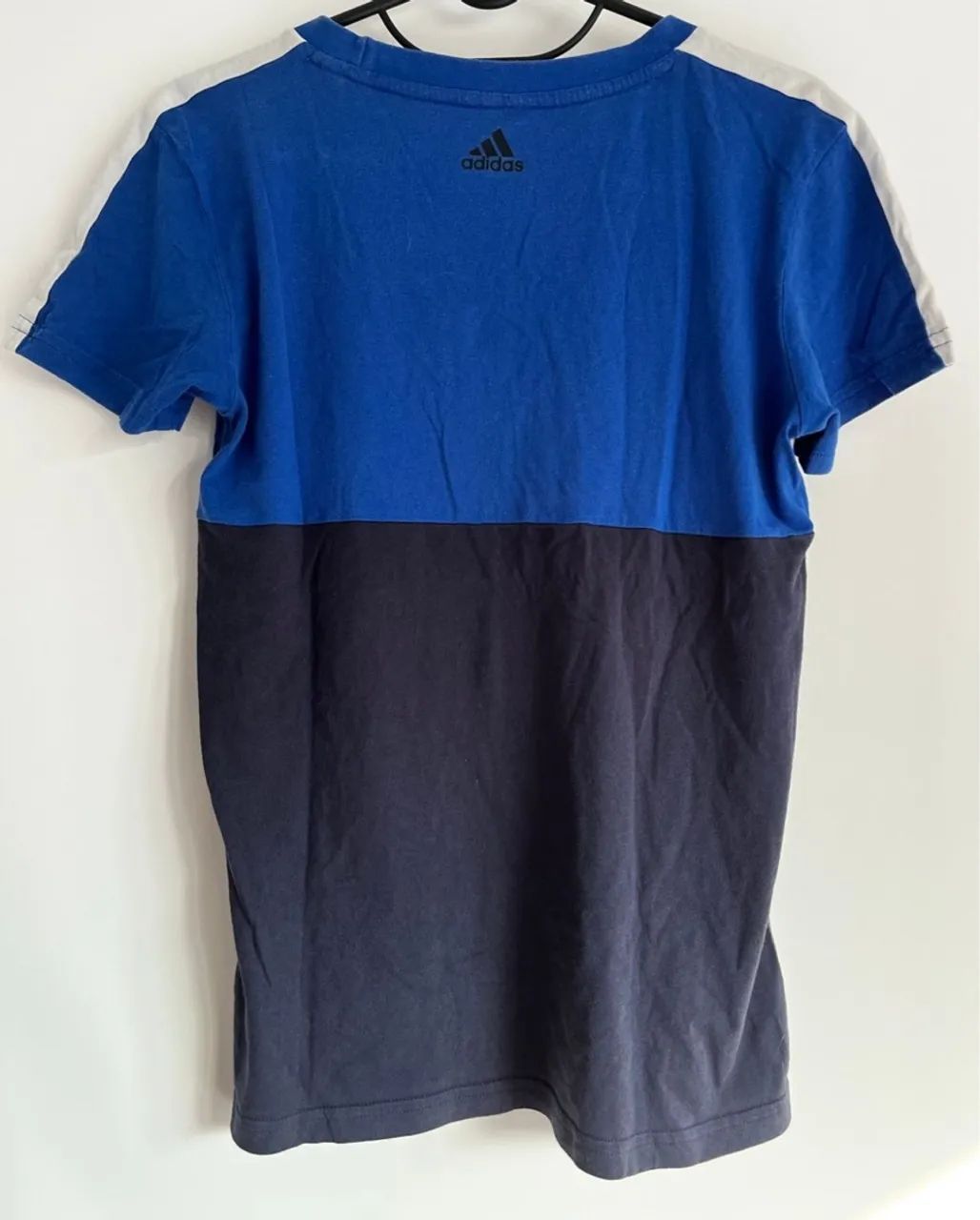 Camiseta Adidas Azul e Preto -P - Foto 4