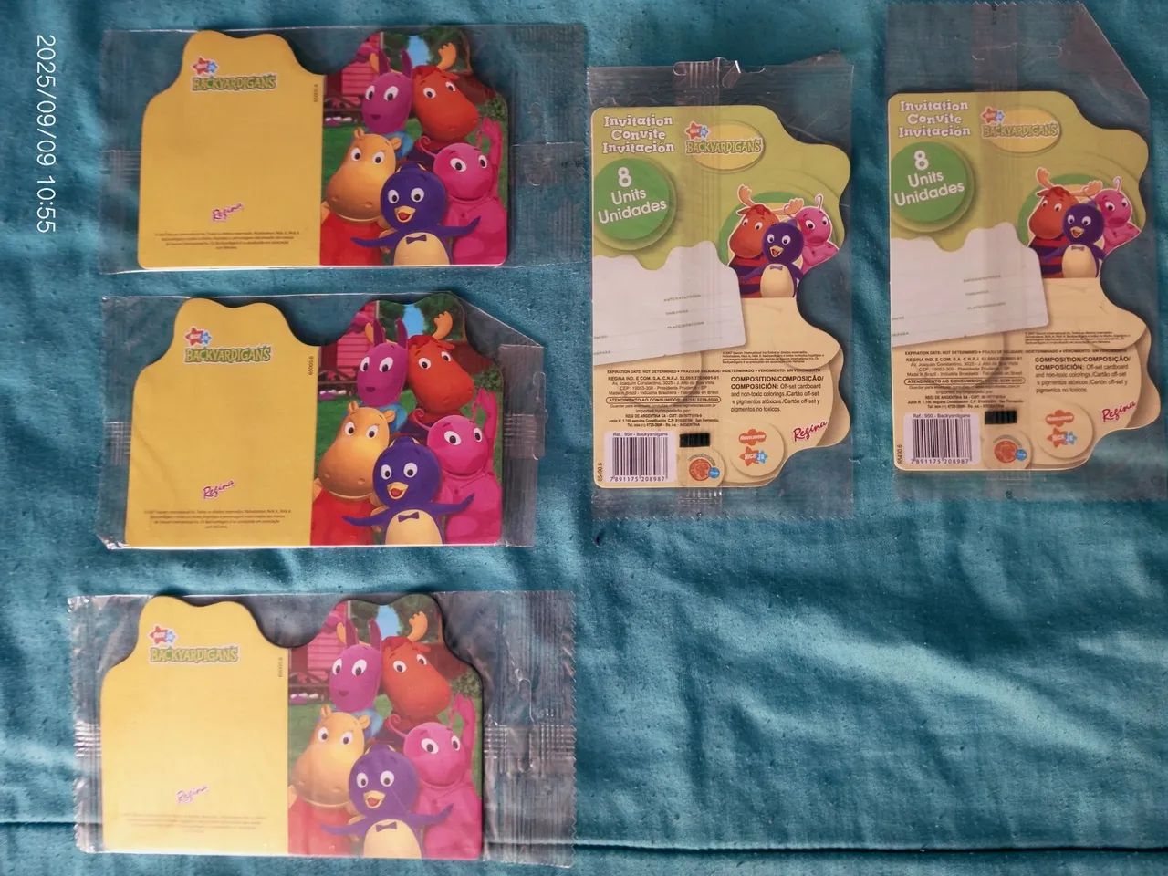 Convites de Aniversário Backyardigans 5 pacotes - novo  - Foto 3
