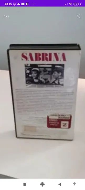 Fita VHS Sabrina - Clássico do Cinema - Foto 3