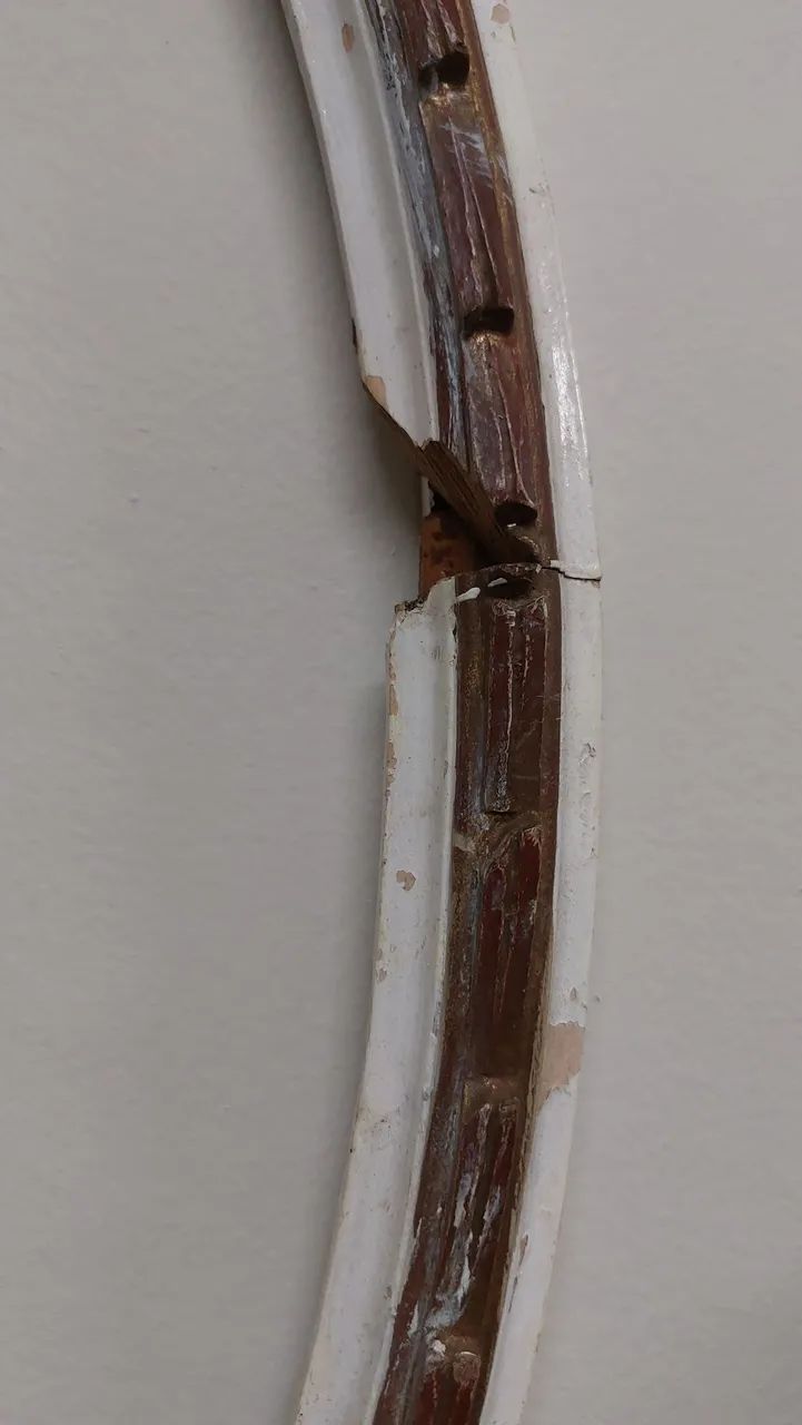 Moldura Espelho Oval Luís XV  - Foto 2