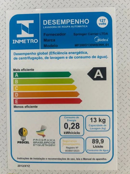 Lava e seca 13 kg smart só 3390 - Foto 2
