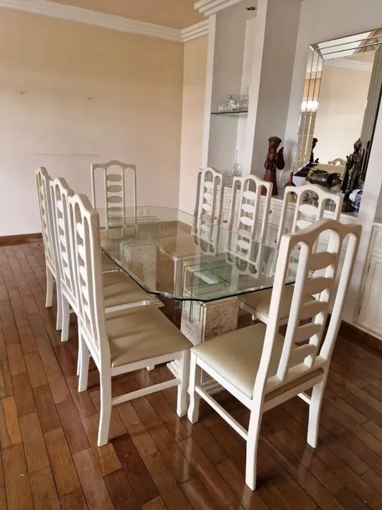 Conjunto de Mesa e Cadeiras de Jantar -  Luxo e Elegância - Foto 5