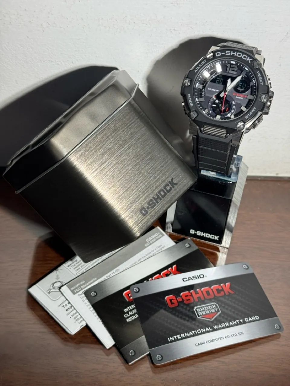 RELÓGIO G-SCHOCK G-STEEL GST-B300-1ADR - Foto 4