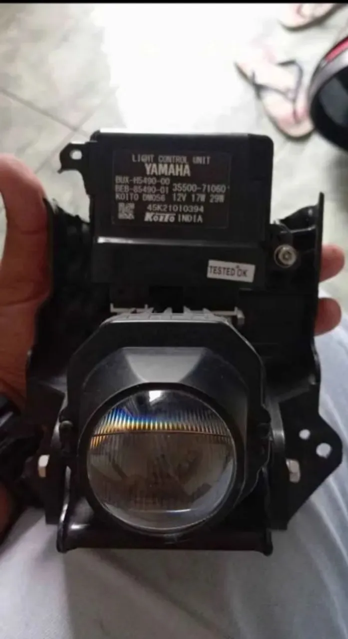 Farol Completo Yamaha com Central Eletrônica