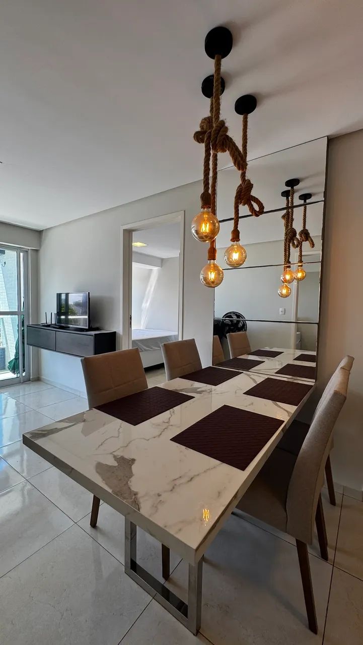 ALUGO - APTO PÉ NA AREIA | 100% MOBILIADO | PRAIA DO BESSA | 64m² | 02 QTS | VISTA PARA O 