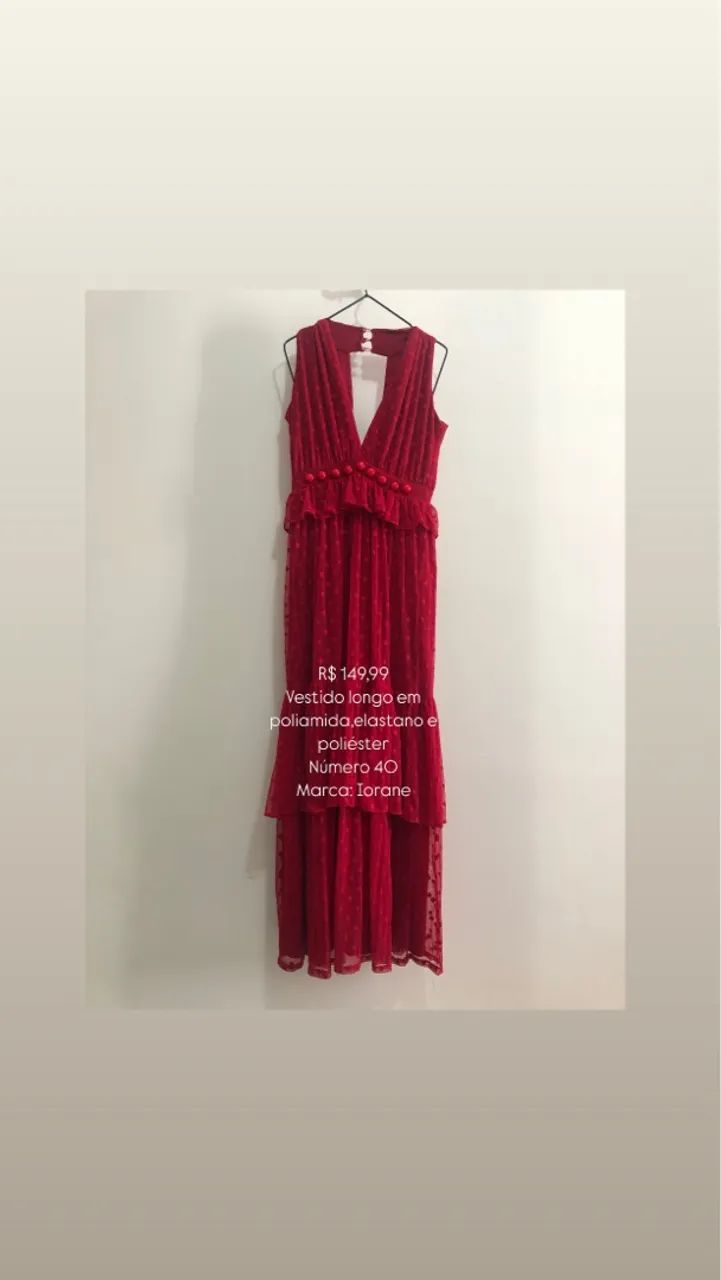 Vestido longo de festa número 40 - Foto 2
