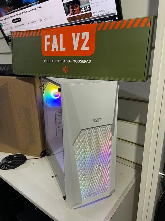 Pc Gamer I7 Branco Luxo Novo Lacrado na Caixa  - Foto 3