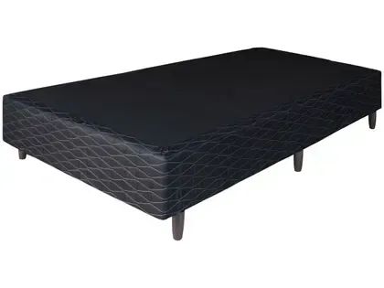 Base Cama Box para casa na cor preta