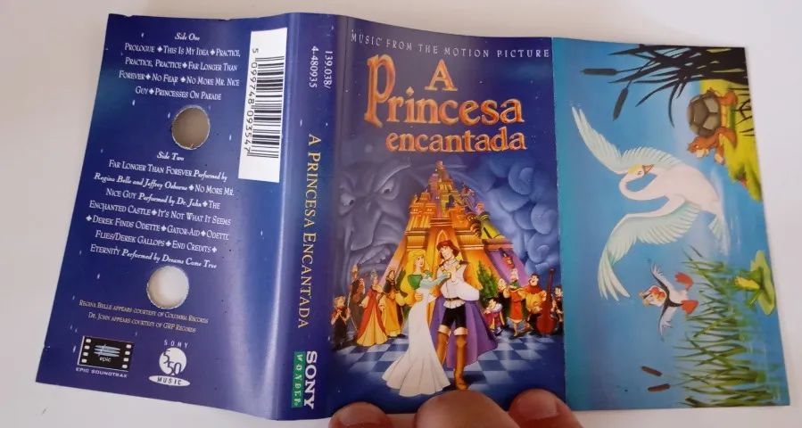 Fita Cassete K7 Trilha Sonora A Princesa Encantada - Foto 4