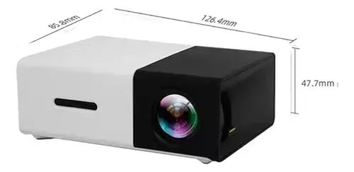 Mini Projetor Portátil Led 1080p 600 Lúmens Hdmi Yg300 - Foto 3