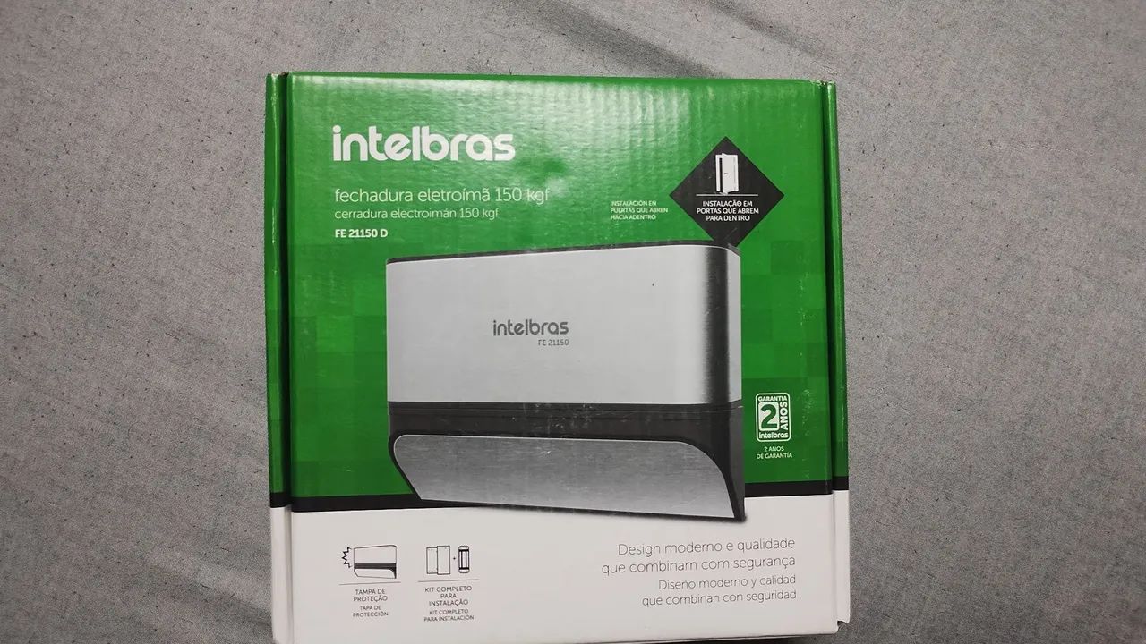 Fechadura eletroímã 150 kgf