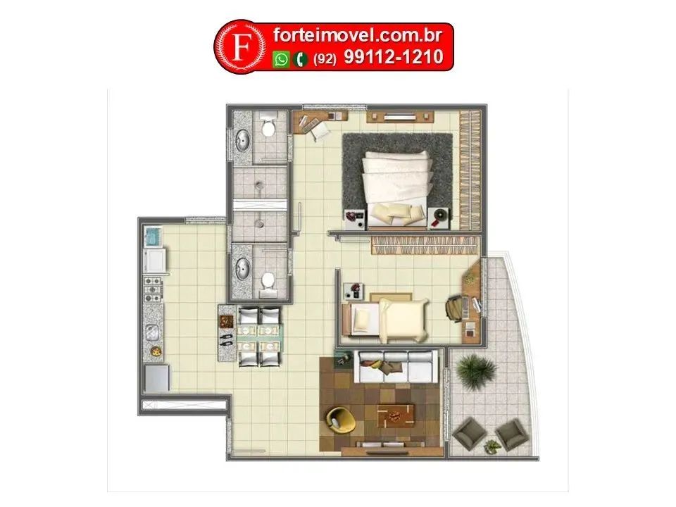 ALUGO APTO 2 QUARTOS DOM PEDRO - Foto 4