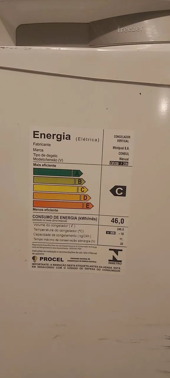 Freezer vertical consul 246L 220V - Foto 3
