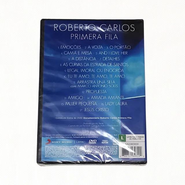DVD Roberto Carlos Primeira Fila - Foto 2