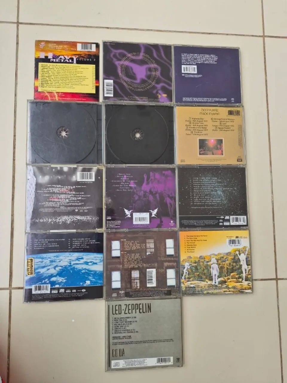 ソンホ　CD Coleção de Cd´s Led, Ozzy, Black Sabbath, Deep Purple e Coletânia